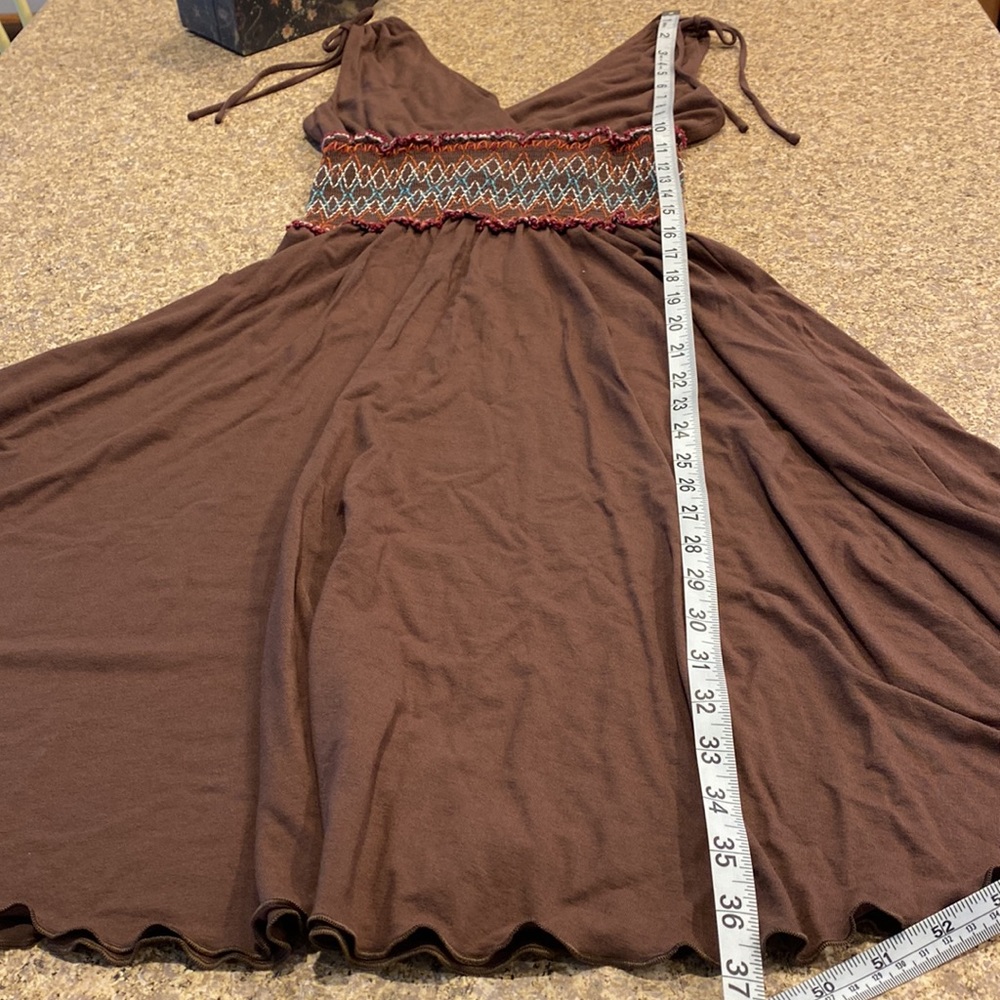 BCBGMAXAZRIA Small Petite Brown Dress With Other Colors - Picture 7 of 17